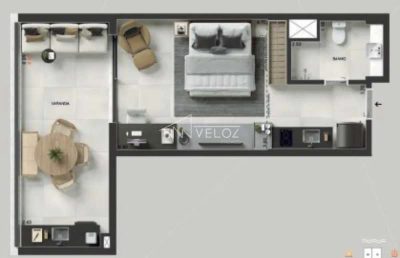 Apartamento, 1 quarto, 81 m² - Foto 1