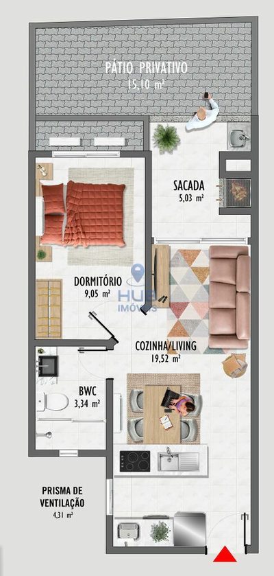 Apartamento, 3 quartos, 110 m² - Foto 2