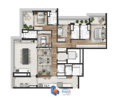 Apartamento, 3 quartos, 176 m² - Foto 2