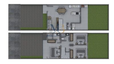 Sobrado, 3 quartos, 150 m² - Foto 2