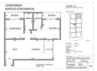 Apartamento, 2 quartos, 60 m² - Foto 3