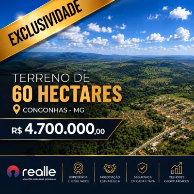 Terreno, 62 hectares - Foto 1