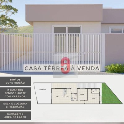 Casa, 2 quartos, 68 m² - Foto 2