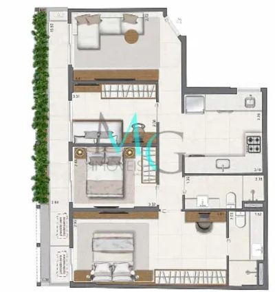 Apartamento, 3 quartos, 111 m² - Foto 5
