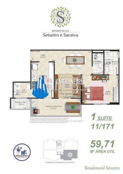 Apartamento, 1 quarto, 52 m² - Foto 4