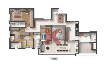 Apartamento, 3 quartos, 147 m² - Foto 4