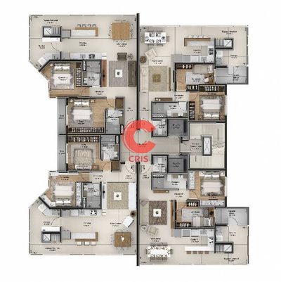 Apartamento, 2 quartos, 87 m² - Foto 1