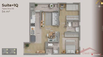 Apartamento, 1 quarto, 33 m² - Foto 4