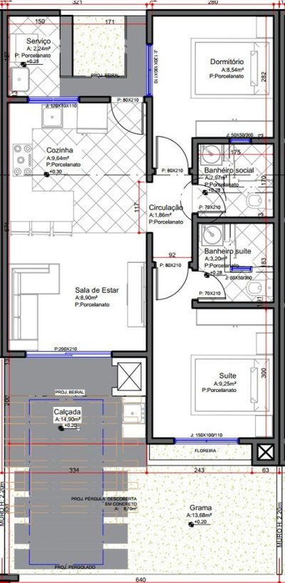 Sobrado, 2 quartos, 62 m² - Foto 3