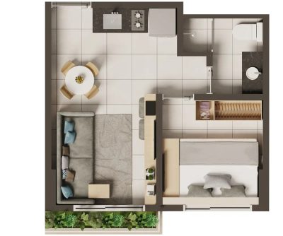 Apartamento, 2 quartos, 44 m² - Foto 4