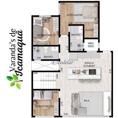 Cobertura, 3 quartos, 153 m² - Foto 4
