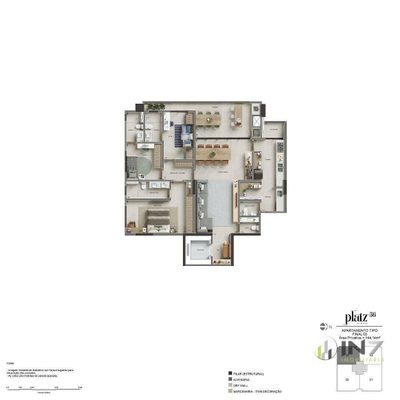 Apartamento, 3 quartos, 144 m² - Foto 1