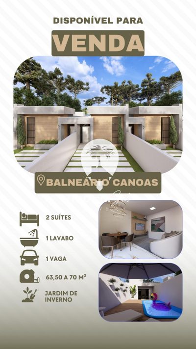 Casa, 2 quartos, 66 m² - Foto 2