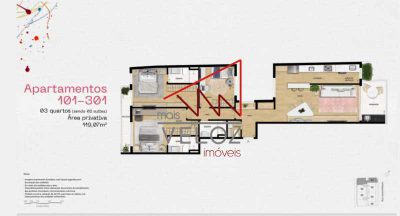 Apartamento, 3 quartos, 119 m² - Foto 1