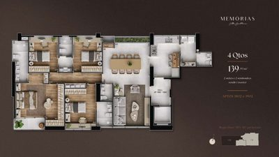 Apartamento, 4 quartos, 172 m² - Foto 3