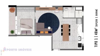 Casa de Condomínio, 1 quarto - Foto 1