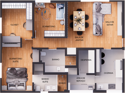 Apartamento, 3 quartos, 103 m² - Foto 5