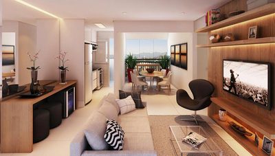 Apartamento, 2 quartos, 53 m² - Foto 3
