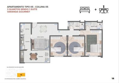 Apartamento, 3 quartos, 85 m² - Foto 4