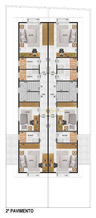 Casa, 3 quartos, 156 m² - Foto 2
