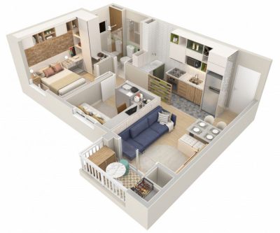 Apartamento, 2 quartos, 45 m² - Foto 3