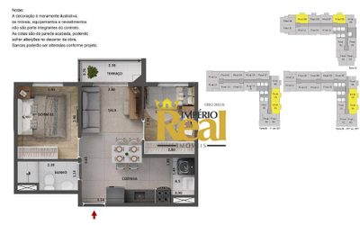 Apartamento, 2 quartos, 46 m² - Foto 1