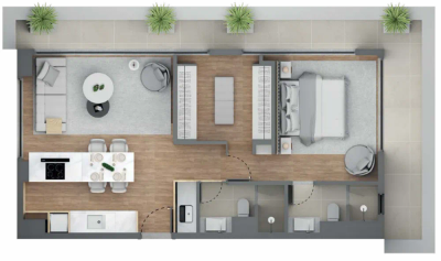 Apartamento, 1 quarto, 144 m² - Foto 1