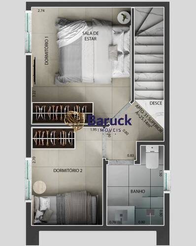 Apartamento, 1 quarto - Foto 4