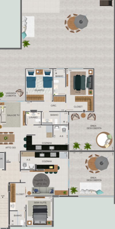 Apartamento, 3 quartos, 205 m² - Foto 2