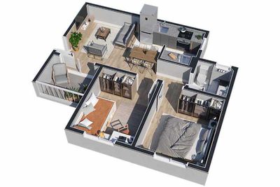 Apartamento, 2 quartos, 46 m² - Foto 1
