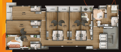 Apartamento, 1 quarto, 33 m² - Foto 5