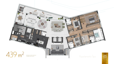 Apartamento, 4 quartos, 440 m² - Foto 4