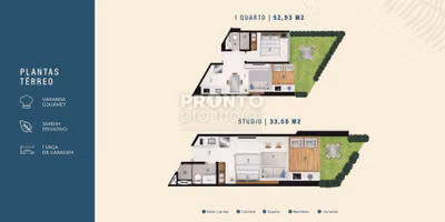 Apartamento, 1 quarto, 52 m² - Foto 1