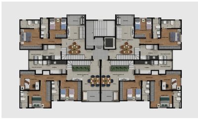 Cobertura, 3 quartos, 60 m² - Foto 2