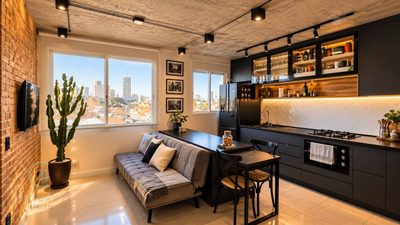 Kitnet-Studio, 34 m² - Foto 1