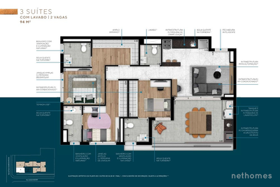 Apartamento, 3 quartos, 95 m² - Foto 4