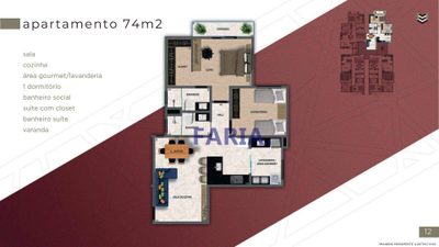 Apartamento, 2 quartos, 75 m² - Foto 4