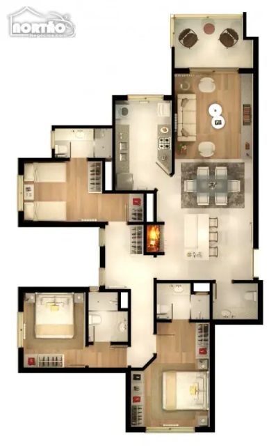 Casa, 3 quartos, 104 m² - Foto 3