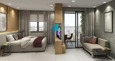 Apartamento, 1 quarto, 28 m² - Foto 2