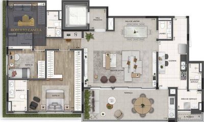 Apartamento, 4 quartos, 167 m² - Foto 2