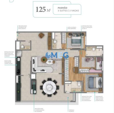 Apartamento, 3 quartos, 110 m² - Foto 3