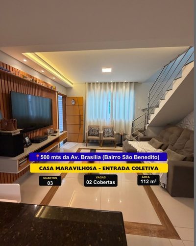 Casa, 3 quartos, 112 m² - Foto 1