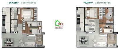 Apartamento, 2 quartos, 61 m² - Foto 3