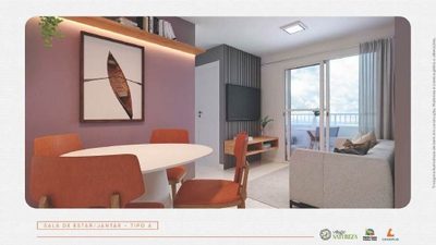 Apartamento, 2 quartos, 43 m² - Foto 1