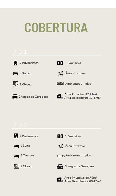 Cobertura, 2 quartos, 80 m² - Foto 2