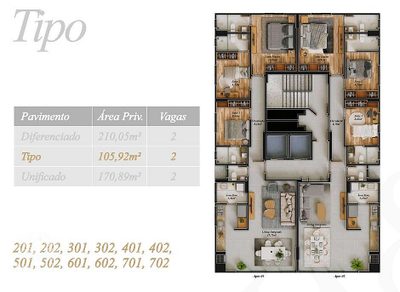 Apartamento, 3 quartos, 106 m² - Foto 3