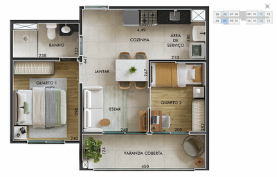 Apartamento, 1 quarto, 30 m² - Foto 5