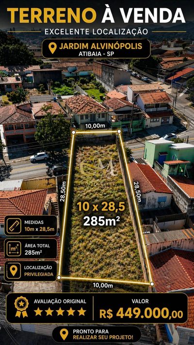 Terreno, 285 m² - Foto 1