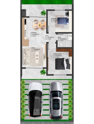 Casa, 2 quartos, 50 m² - Foto 5