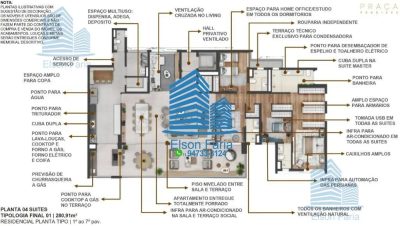 Apartamento, 4 quartos, 274 m² - Foto 2
